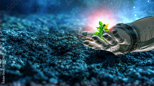 There is life in space. Mix...