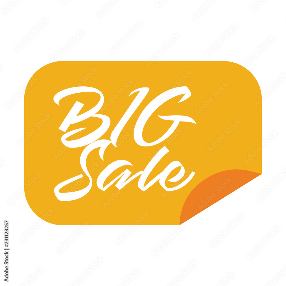 Obraz premium Big sale banner vector