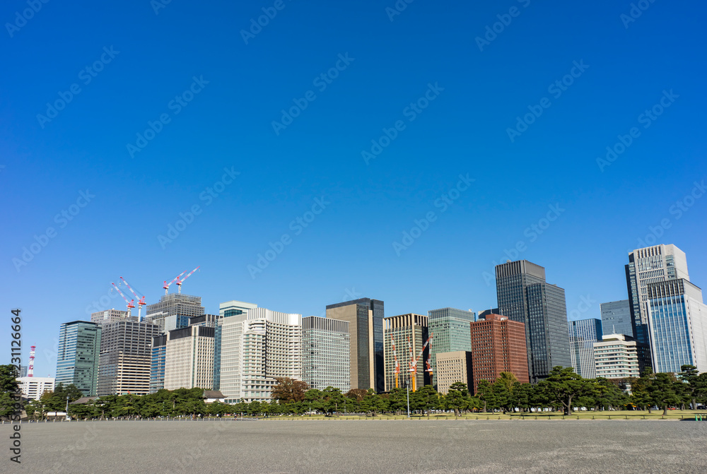 city view of Marunouchi Tokyo city view of Marunouchi Tokyo