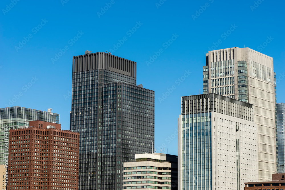Fototapeta premium city view of Marunouchi Tokyo