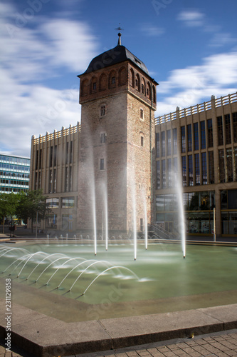 Chemnitz City Sachsen Roter Turm 