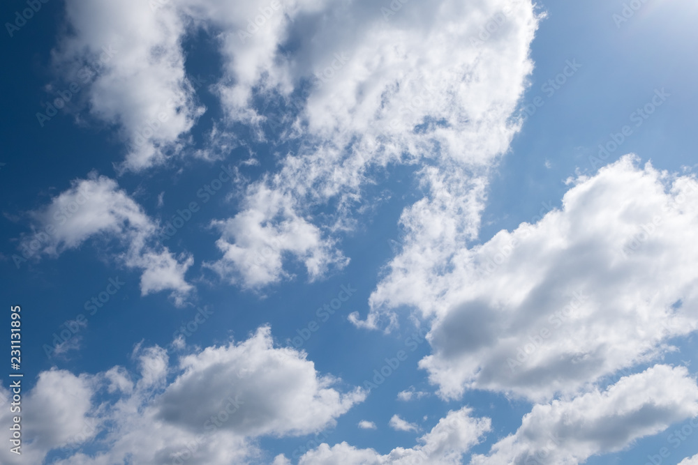 Clouds and blue skies in daylight. Clouds and blue skies in daylight.