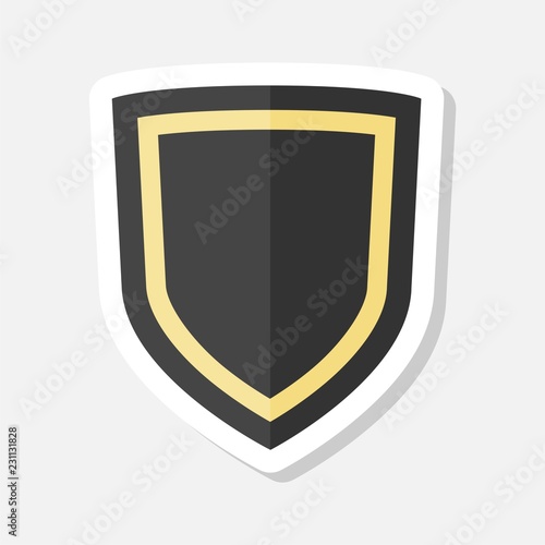 Free Download Shield seal frame sticker - GFXLoad