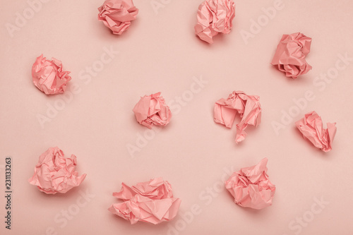 colorful crumpled paper