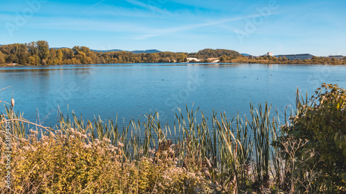 Beautiful autumn view near Pleinting-Danube-Bavaria-Germany