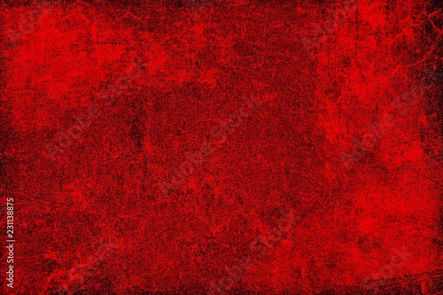 Red grunge background. Vintage old structured surface. Abstract texture