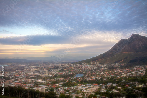Cape Town City At Sunset And Blue Hour © CarmenRay