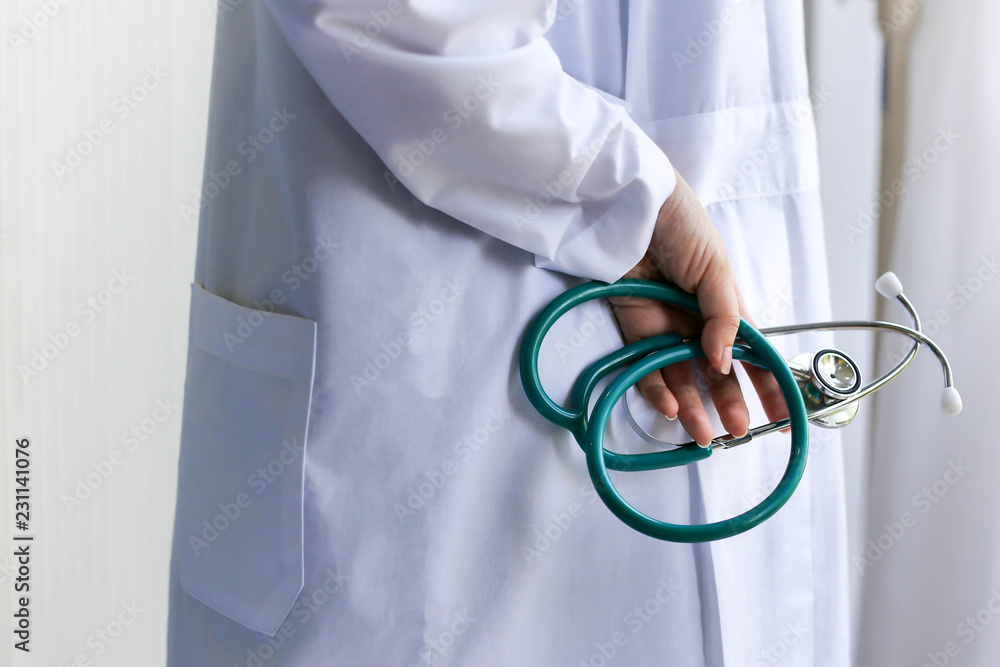 Stethoscope with doctor Medical equipment. Stethoscope with doctor Medical equipment.