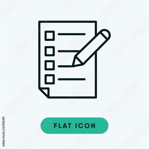 Test vector icon