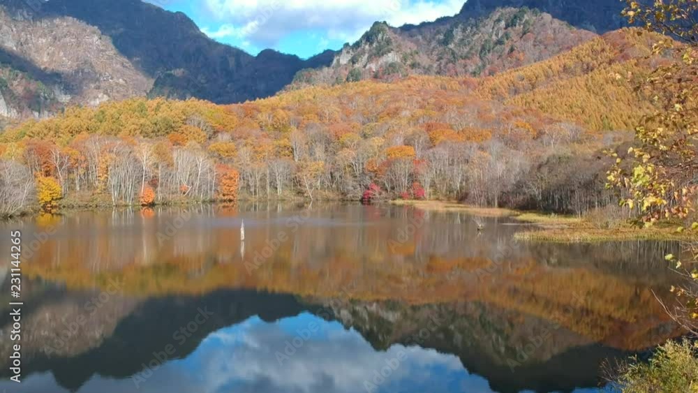 戸隠高原 鏡池の紅葉 戸隠高原 鏡池の紅葉