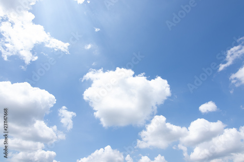 Sky background and clouds