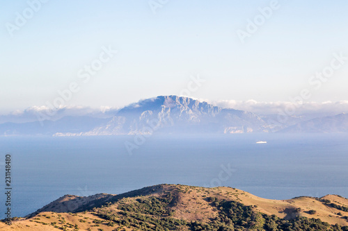 Photos View across the Strait of Gibraltar from Spain towards Africa