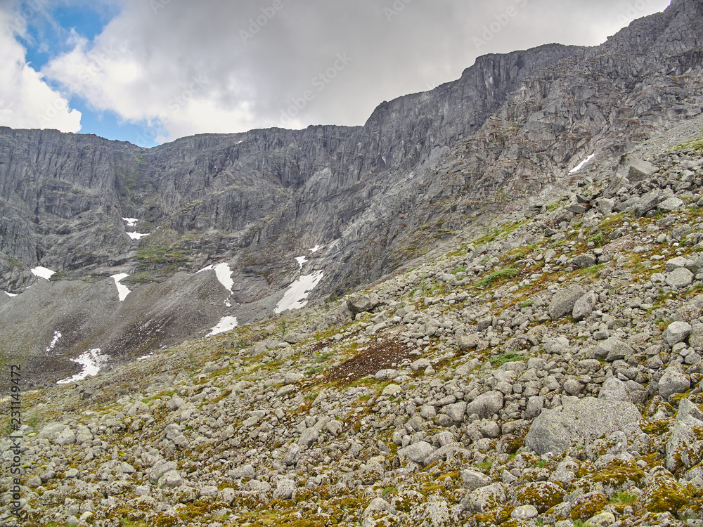 mountains in the summer. Hibiny