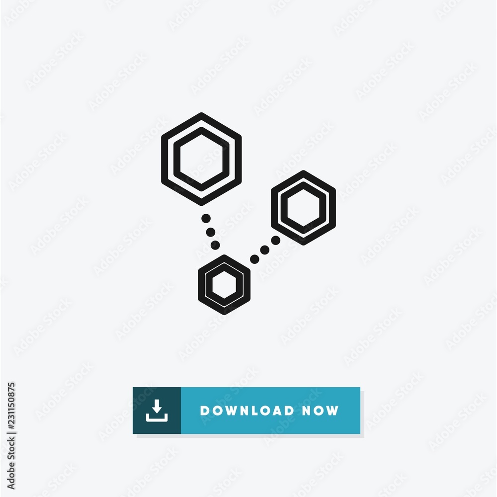 Blockchain vector icon Blockchain vector icon