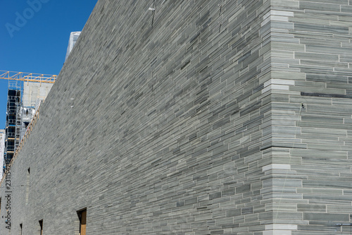 Canvas Print Baustelle des Nationalmuseums in Oslo