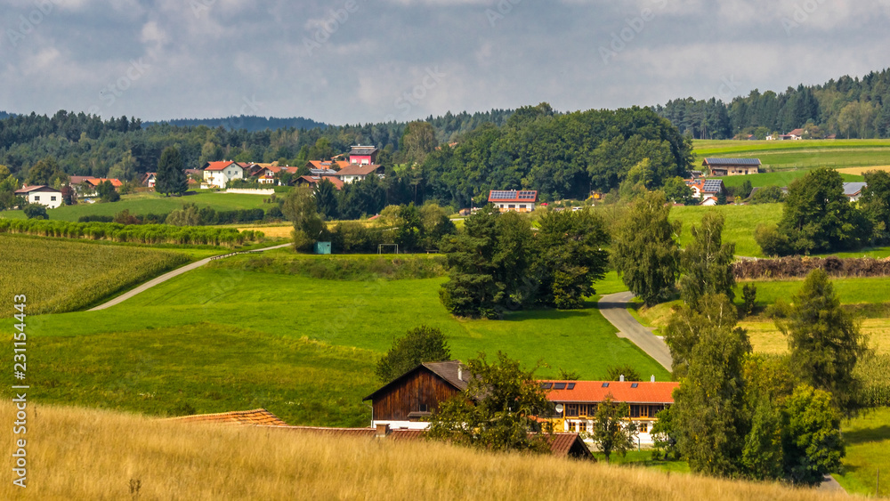 Beautiful view near Bad Kötzting-Bavaria-Germany