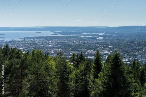 Blick vom Grefsenkollen auf Oslo