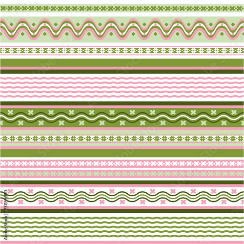Winter seamless background colorful patterns in Hugge style.