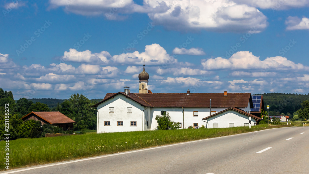 Beautiful view near Dietersburg-Bavaria-Germany Beautiful view near Dietersburg-Bavaria-Germany