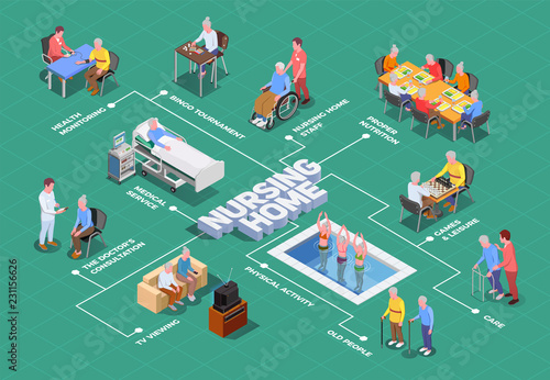 Nursing Home Isometric Flowchart