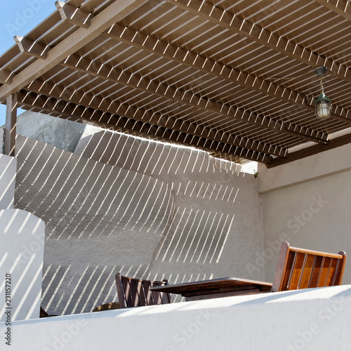 terrasse ombragée