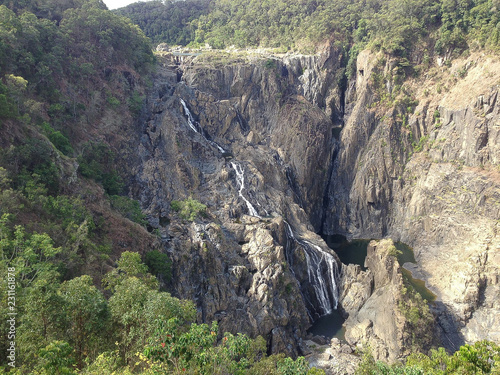 Australia's waterfalls in Queensland territory with amazing nature