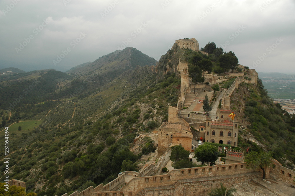 Fototapeta premium Castillo nuevo de Xàtiva