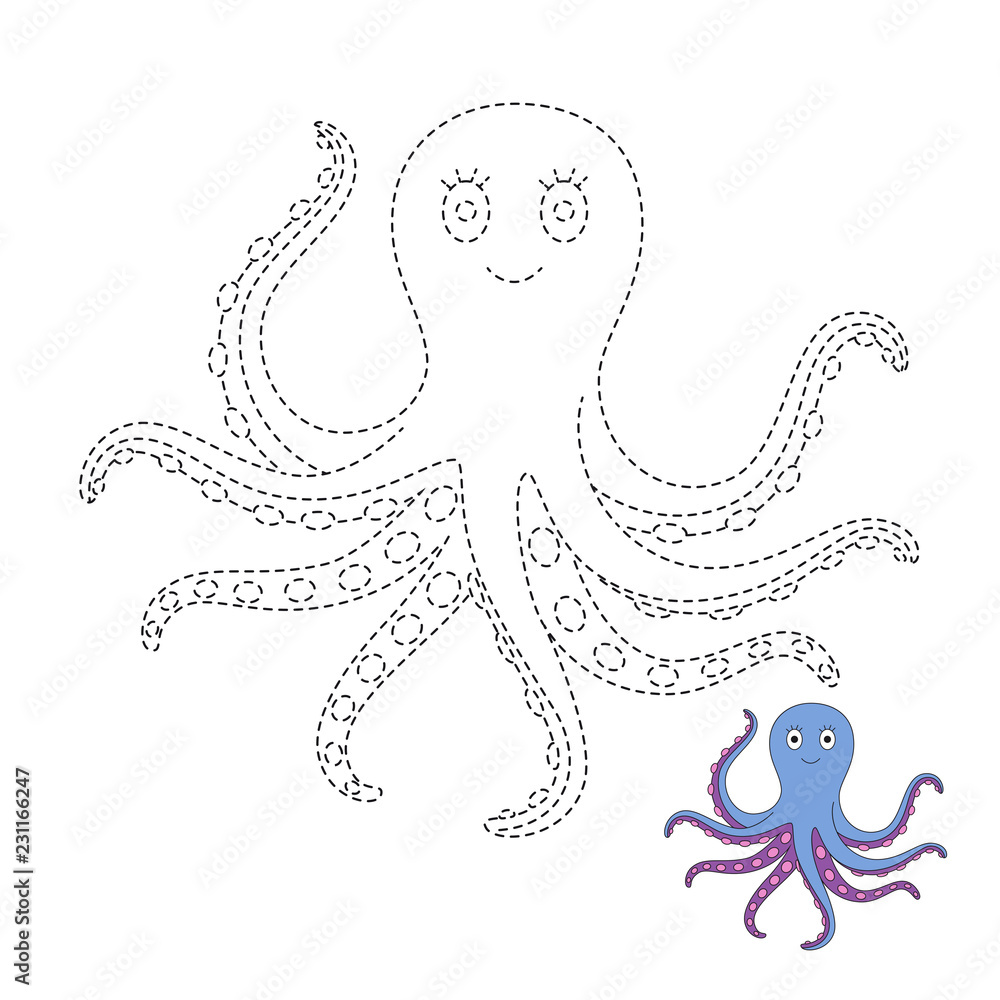 Octopus Drawings In Pencil