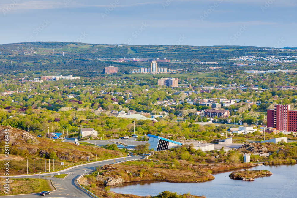 Panorama of St. John's with Confederation Building