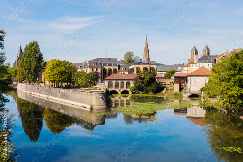 Architecture of Metz and Moselle River © Henryk Sadura