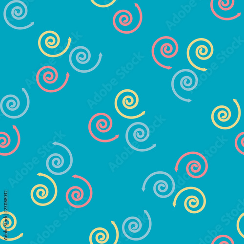 Seamless arrow pattern. Endless geometrical background. Contemporary design. Vector illustration.