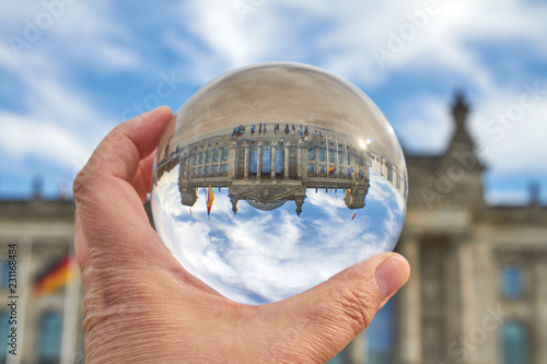 Plenarbereich Reichstagsgebäude photo