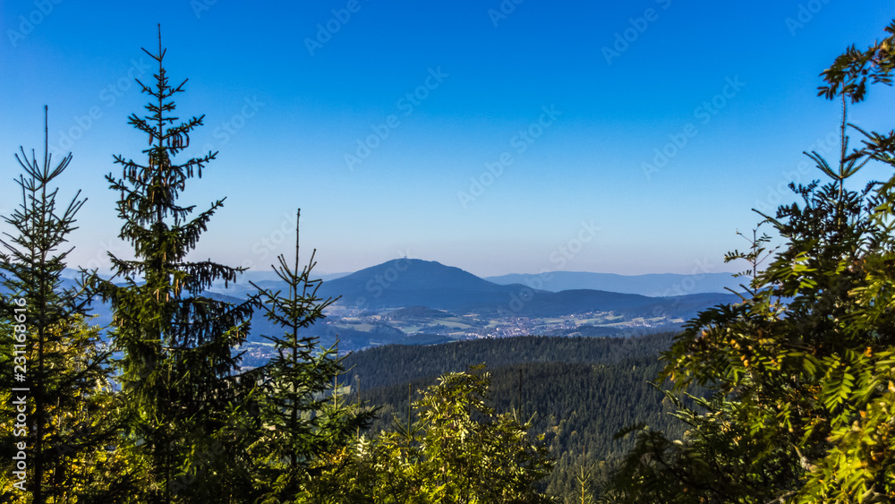 Obraz premium Beautiful view near Hindenburgkanzel-Bavaria-Germany