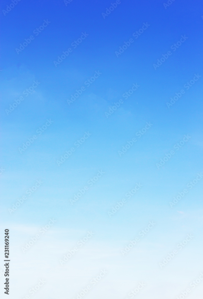 Blue sky background and white clouds soft focus, and copy space Blue sky background and white clouds soft focus, and copy space