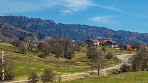 Beautiful view near Lalling-Bavaria-Germany photo