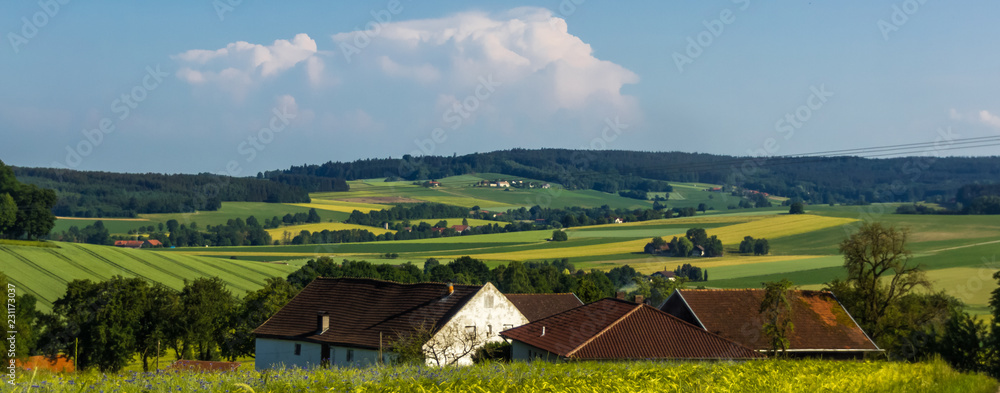 Fototapeta premium Beautiful view near Leingart-Bavaria-Germany