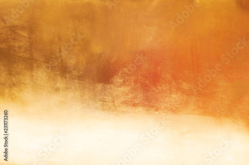Gold abstract background or texture and gradients shadow © phatthanit