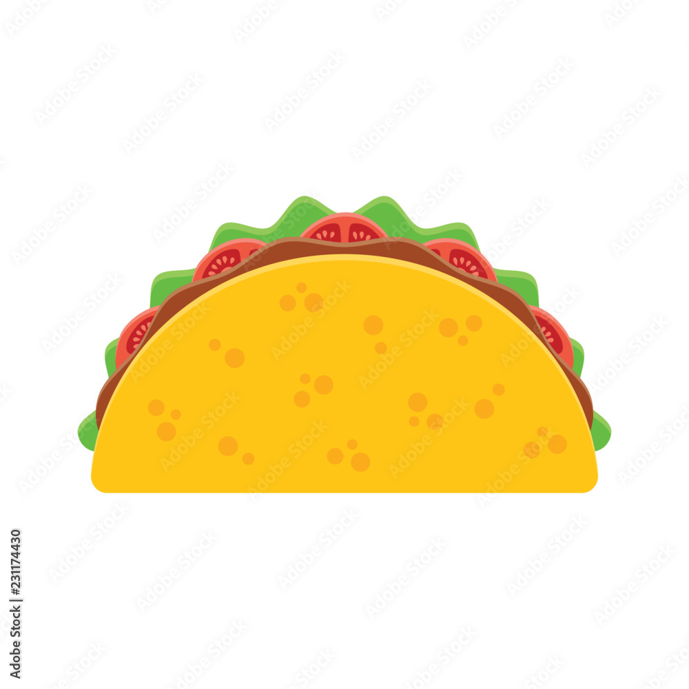 Taco mexican food. Taco mexican food.
