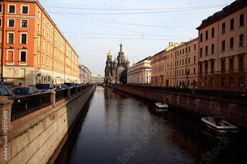 A temple of blood-saving  saint petersburg canal water