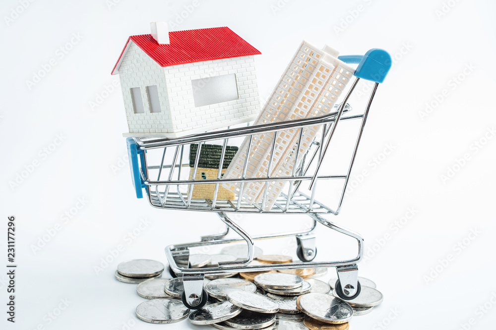 Buying a house / real estate concept