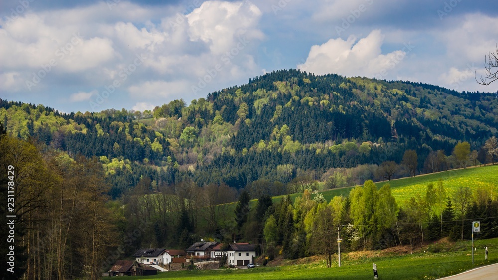 Beautiful view near Perasdorf-Bavaria-Germany