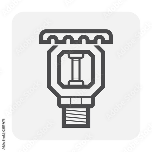 fire sprinkler icon