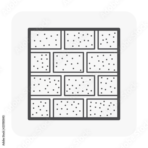 concrete block icon