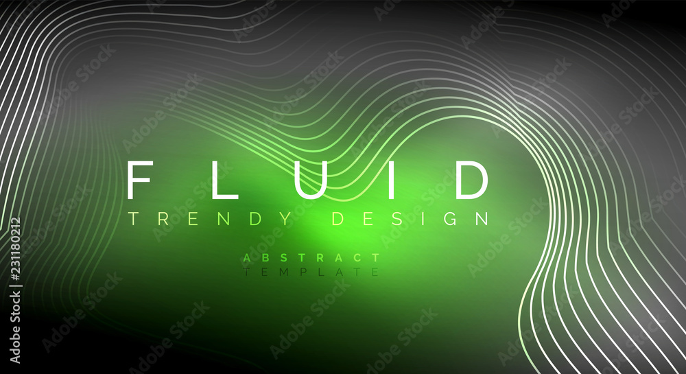 Digital flowing wave particles abstract background Digital flowing wave particles abstract background