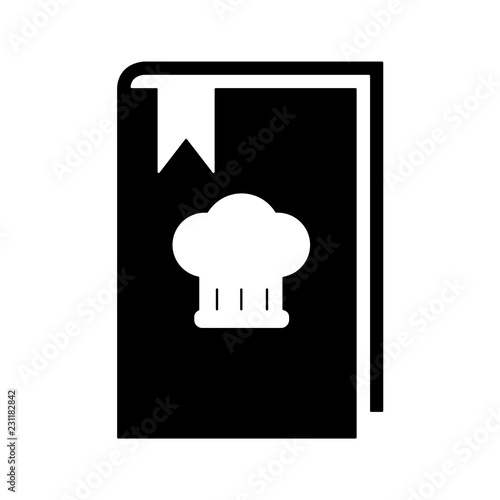 cooking book icon, logo on white background