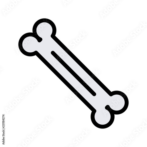 Bone Medical Line Filled Icon