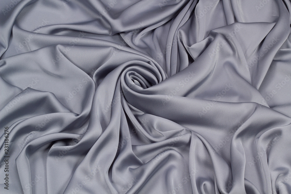 Obraz premium Fabric silk grey
