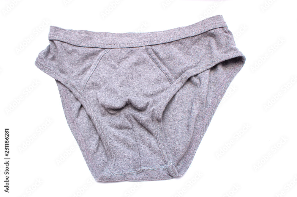 Gray Panties on white background. Gray Panties on white background.