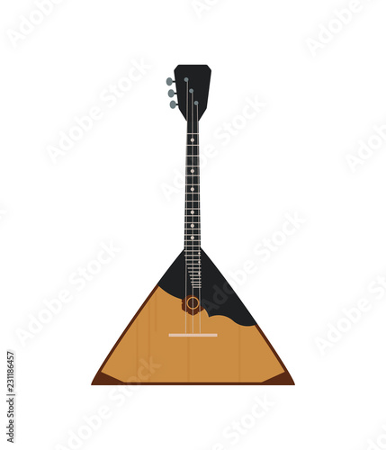 Balalaika Russian Instrument Vector Illustration