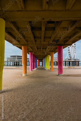 Scheveningen pier in The Hague